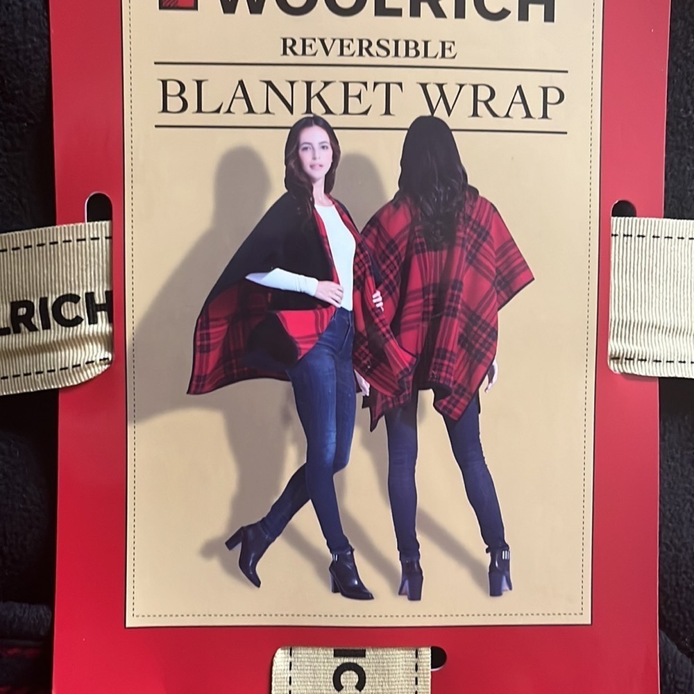 Woolrich Reversible Blanket Wrap - Picture 3 of 3